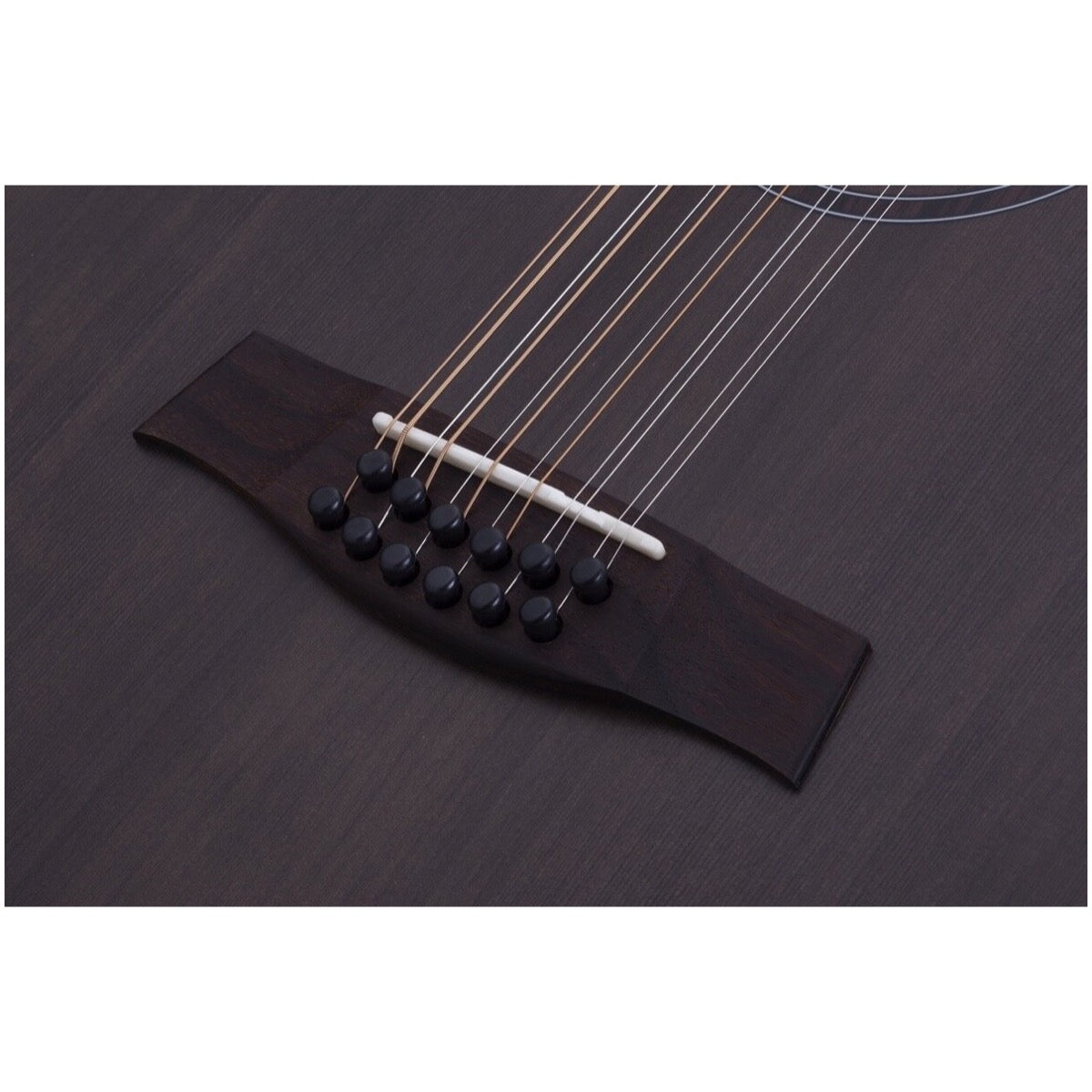 Schecter Orleans Studio Satin See Thru Black 12-String Acoustic-Electric Guitar