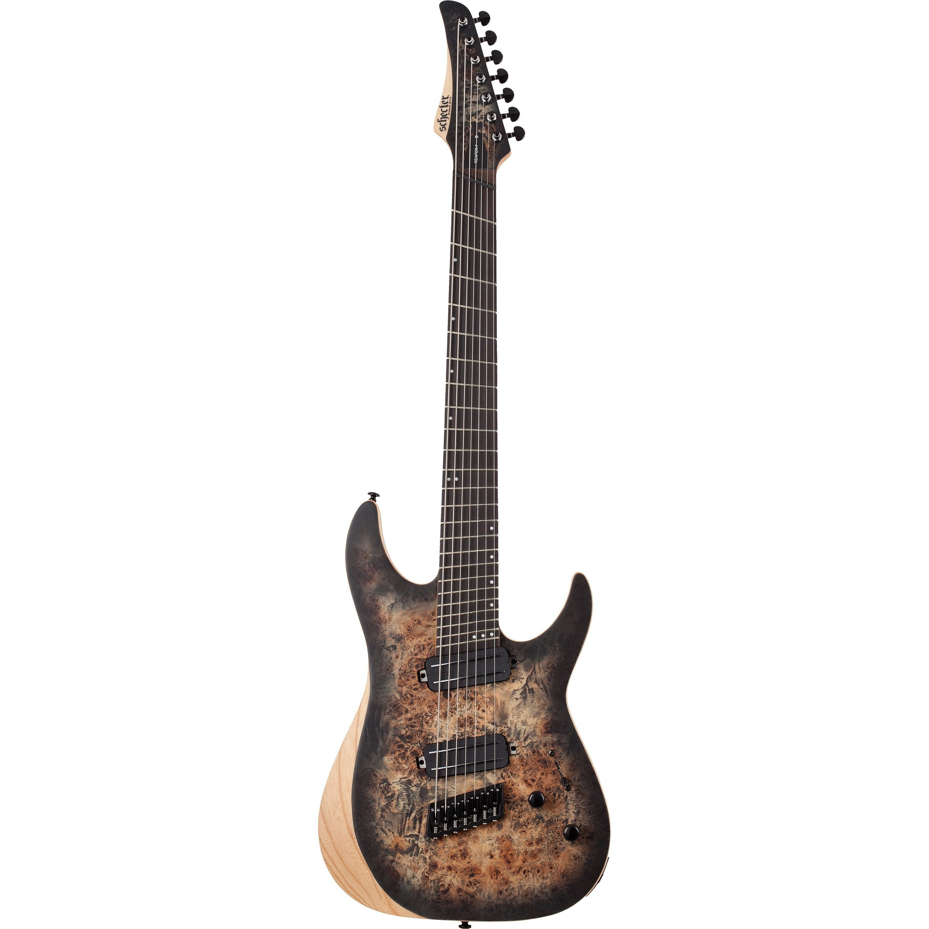 Schecter Reaper 7MS Charcoal Burst 7-String Electric Guitar
