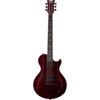 Schecter Solo II Apocalypse Electric Guitar, Red Reign, Stop Tail Bridge