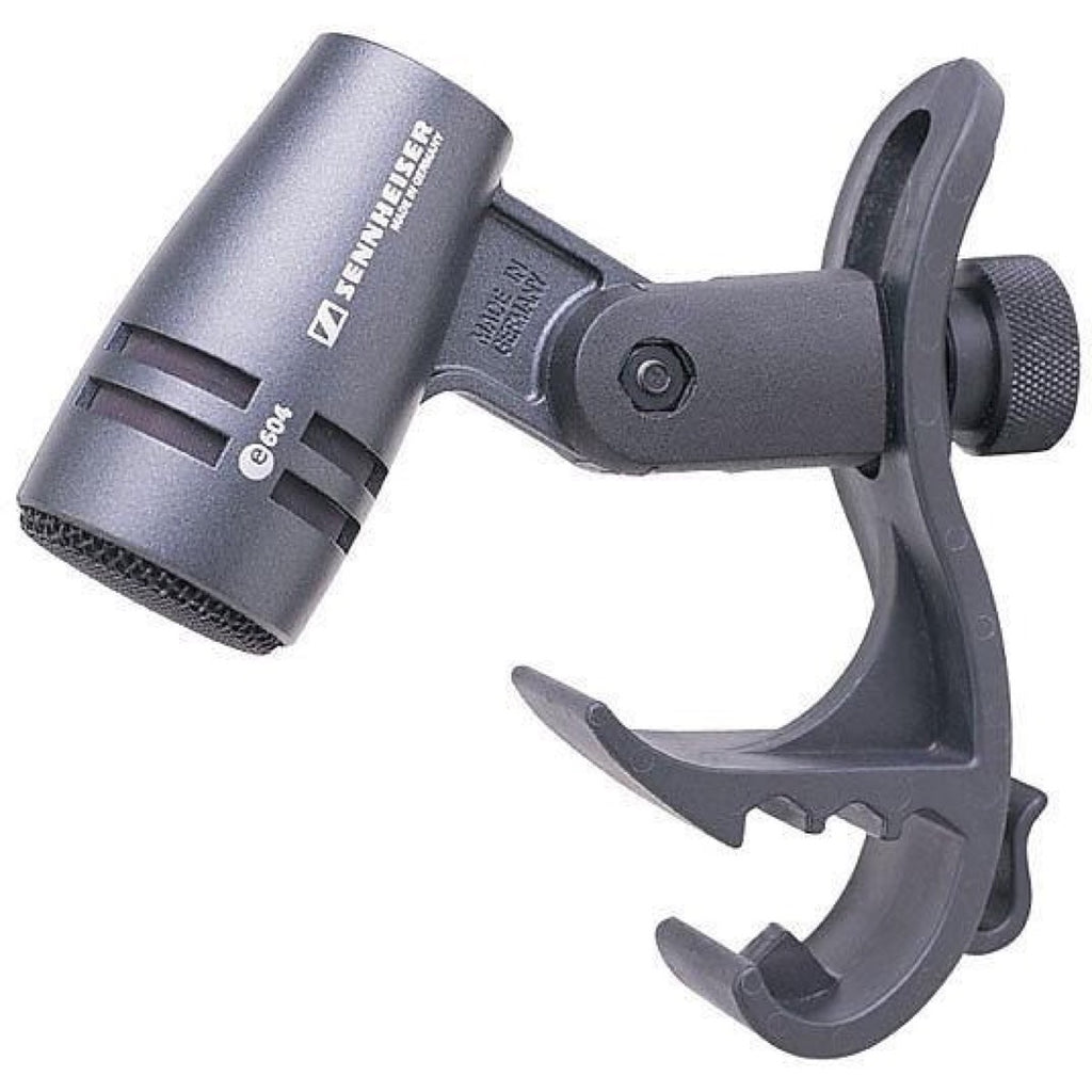 Sennheiser e604 Evolution Dynamic Cardioid Rack Tom and Snare Microphone, Single Microphone