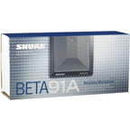 Shure Beta 91A Half-Cardioid Boundary Condenser Microphone