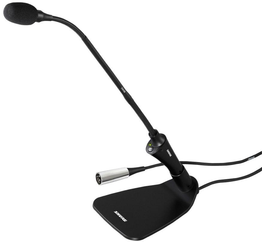 Shure Centraverse CVG12-B/C Gooseneck Microphone, Black, 12 Inch