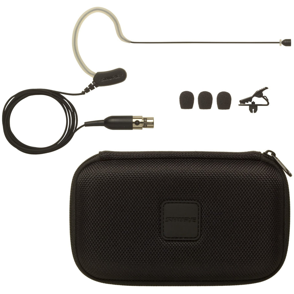 Shure MX153B/O-TQG Black Earset Headworn Omnidirectional Condenser Microphone