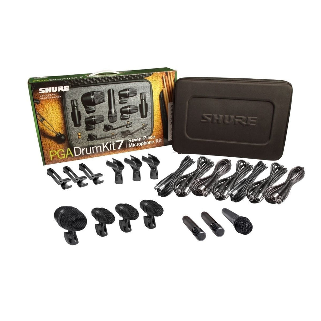 Shure PGADRUMKIT7 7-Piece Drum Microphone Kit (with Case)