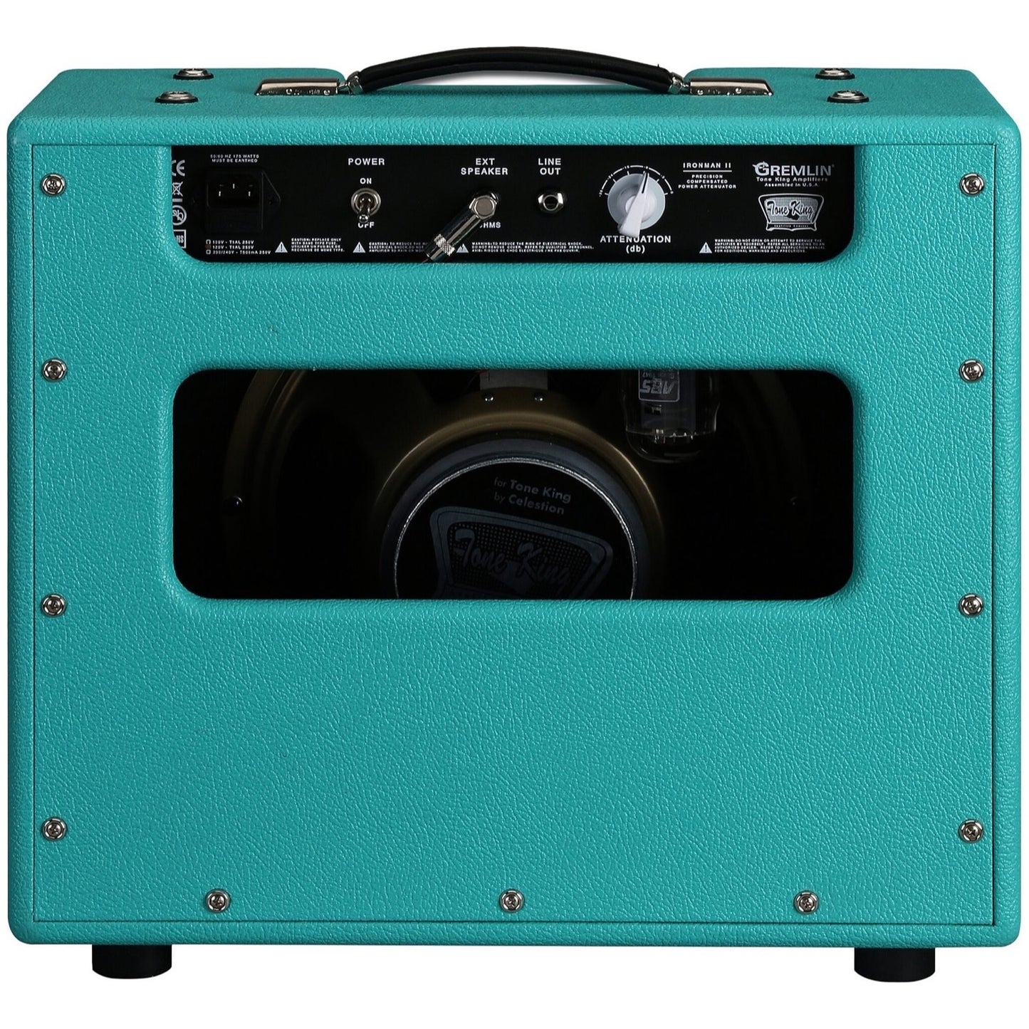 Tone King Gremlin Guitar Combo Amplifier (5 watts, 1x12 Inch), Turquoise, 5 Watts