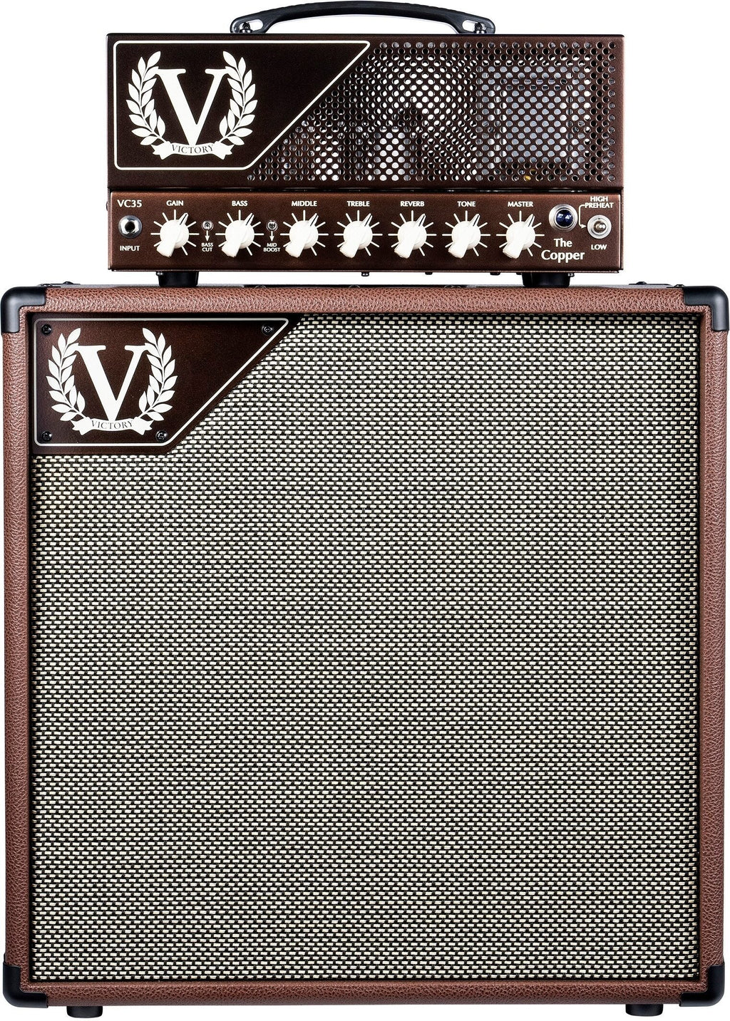 Victory V112-VB Guitar Speaker Cabinet, Brown