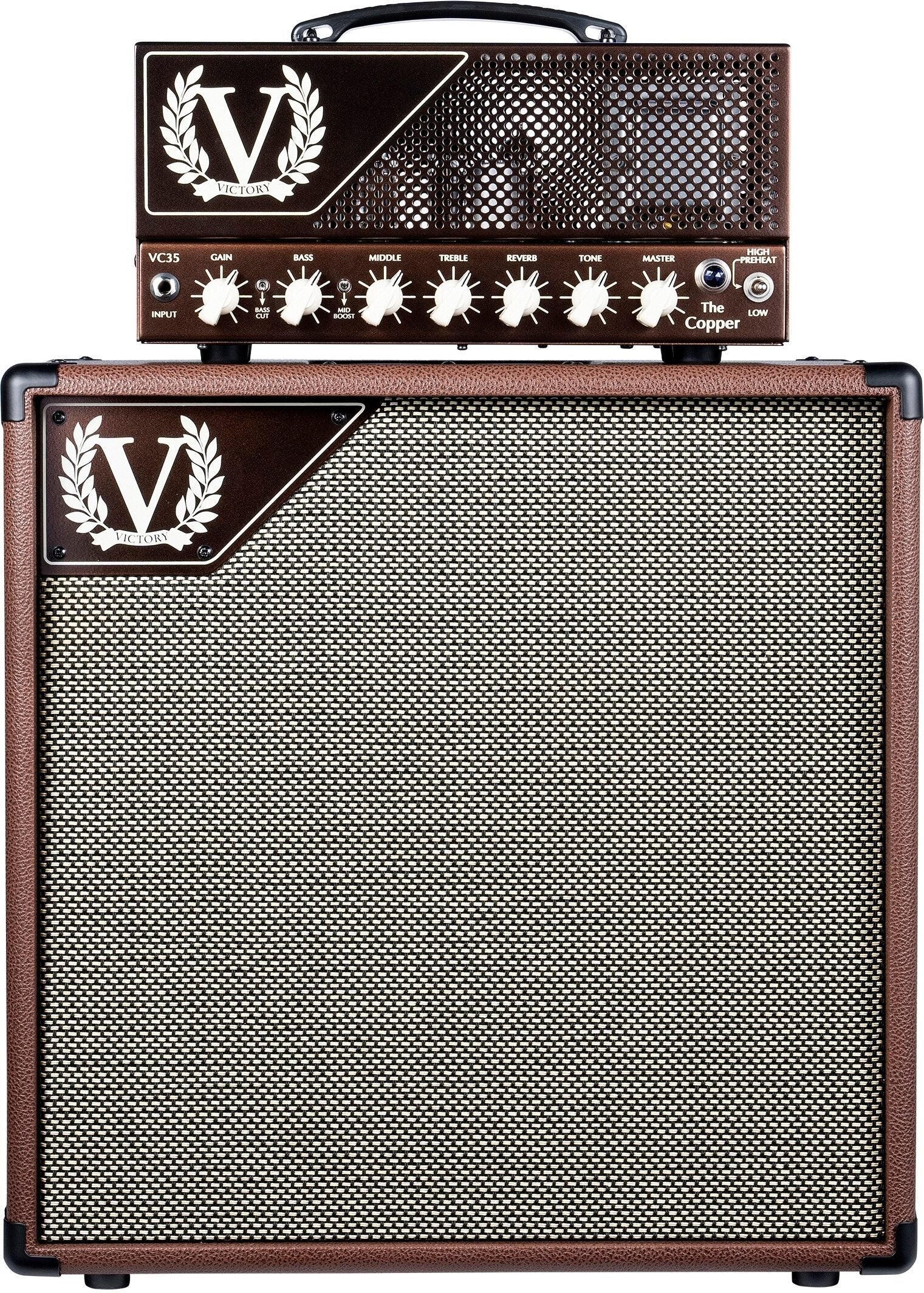 Victory V112-VB Guitar Speaker Cabinet, Brown