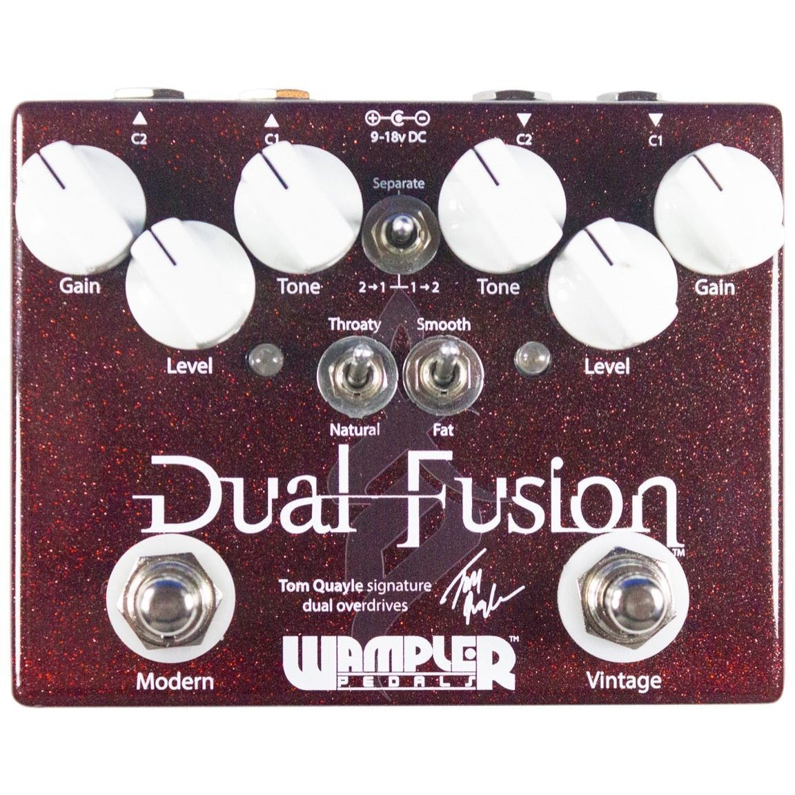 Wampler Dual Fusion Tom Quayle Signature Overdrive Pedal
