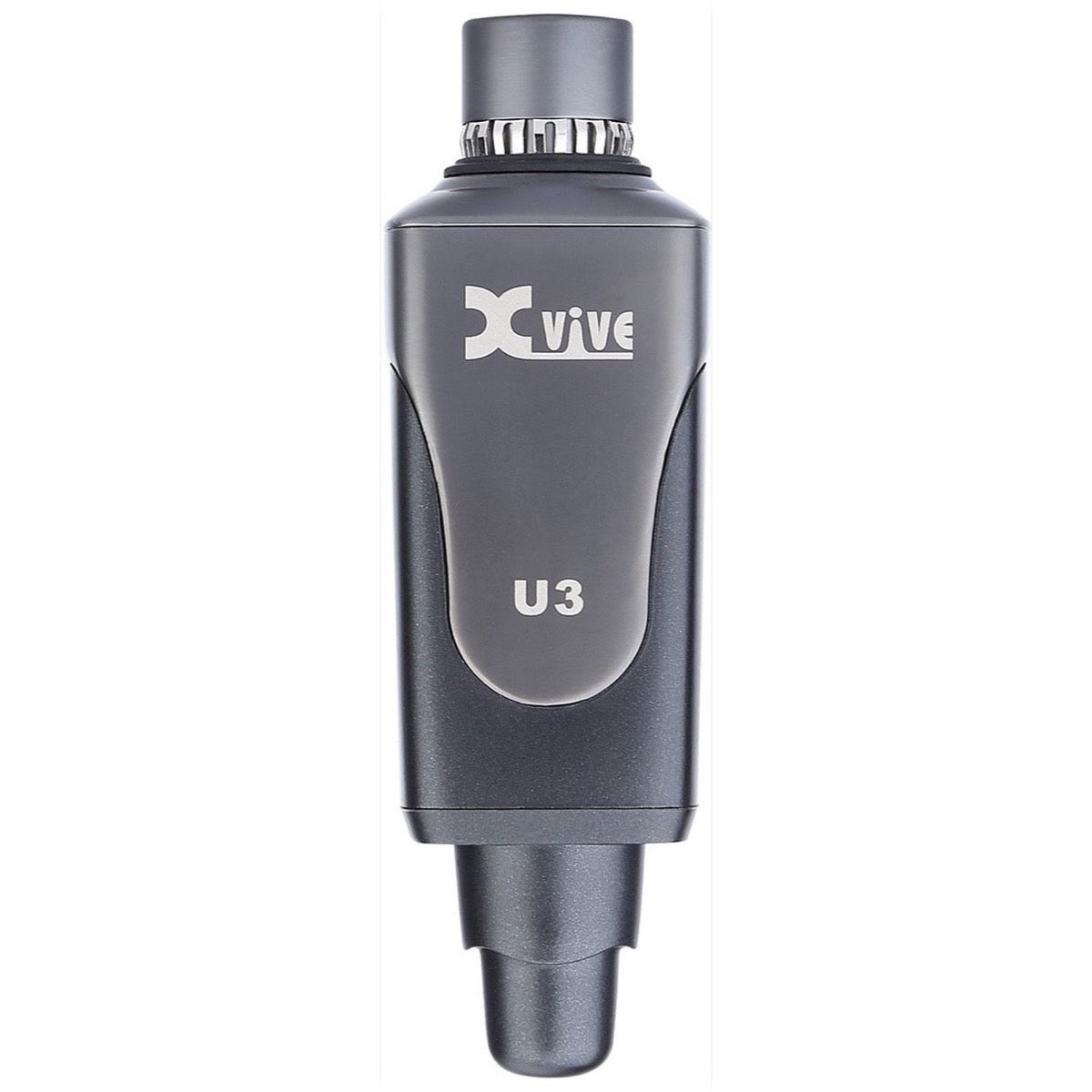 Xvive U3 Digital Plug-On Wireless System for XLR Dynamic Microphones, Black