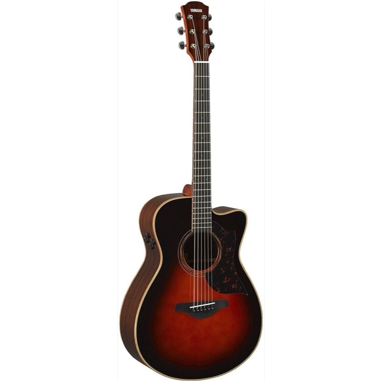Yamaha AC3R ARE Acoustic-Electric Guitar (with Gig Bag), Tobacco Brown Sunburst