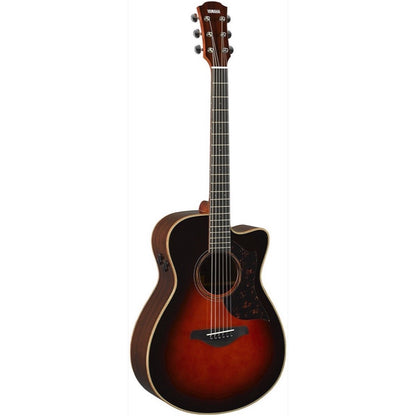Yamaha AC3R ARE Acoustic-Electric Guitar (with Gig Bag), Tobacco Brown Sunburst