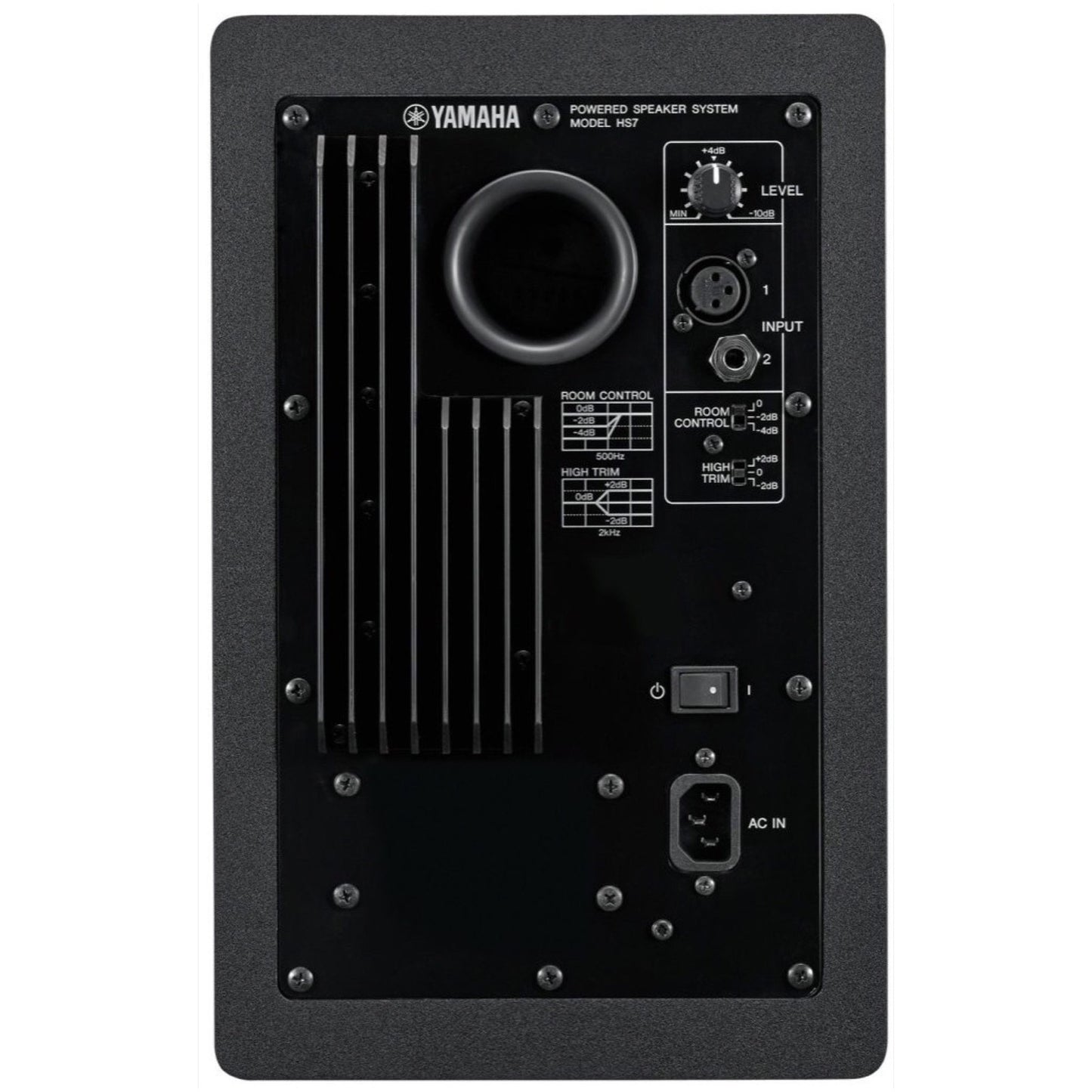 Yamaha HS7 Active Studio Monitor, Black, Pair