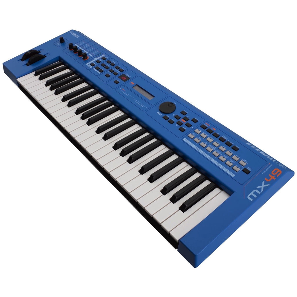 Yamaha MX49 v2 Keyboard Synthesizer, 49-Key, Blue