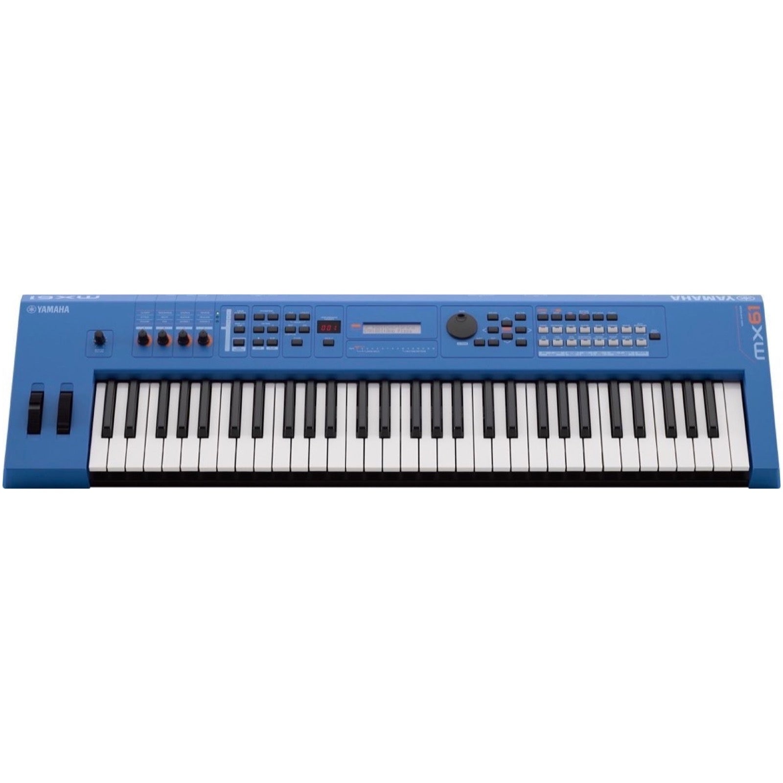 Yamaha MX61 v2 Keyboard Synthesizer, 61-Key, Blue