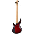Yamaha TRBX605FM Dark Red Burst 5-String Electric Bass