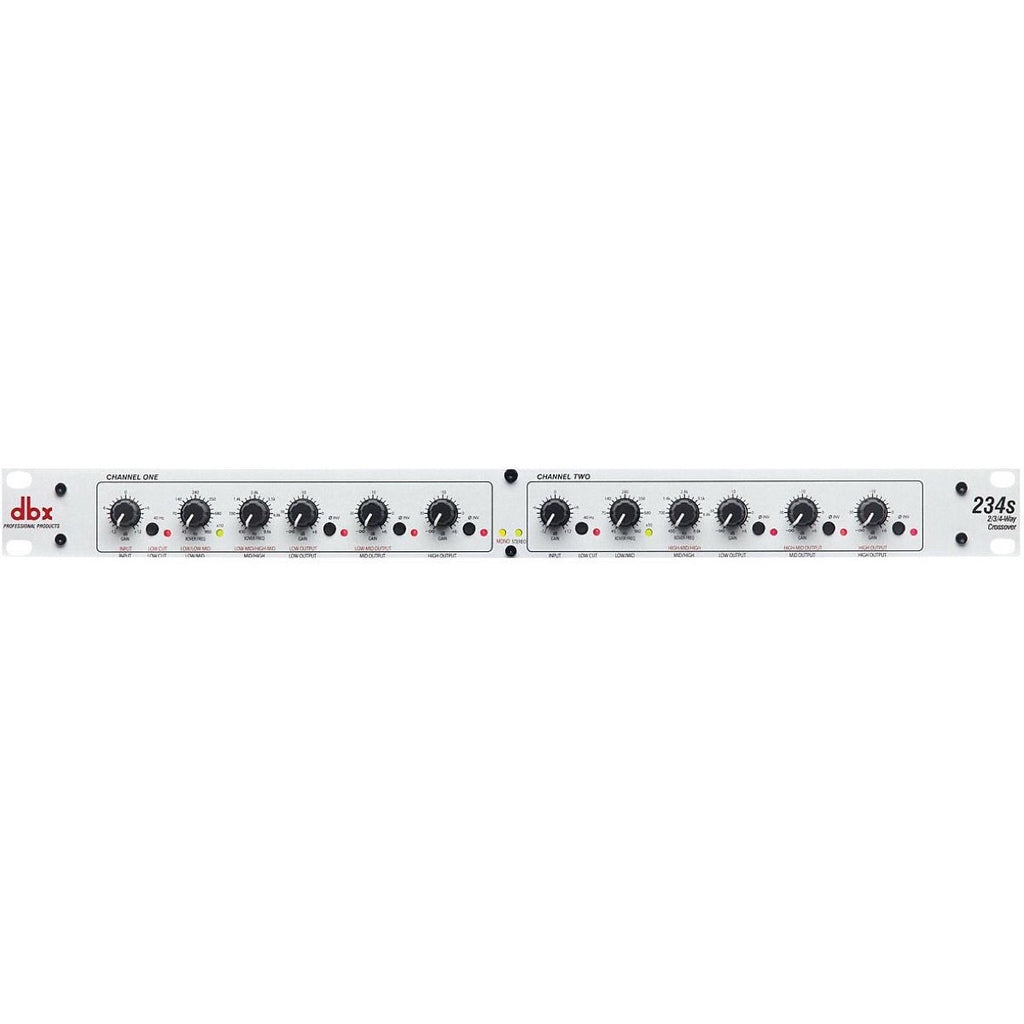 dbx 234S Crossover, Stereo 2-Way, 3-Way and Mono 4-Way