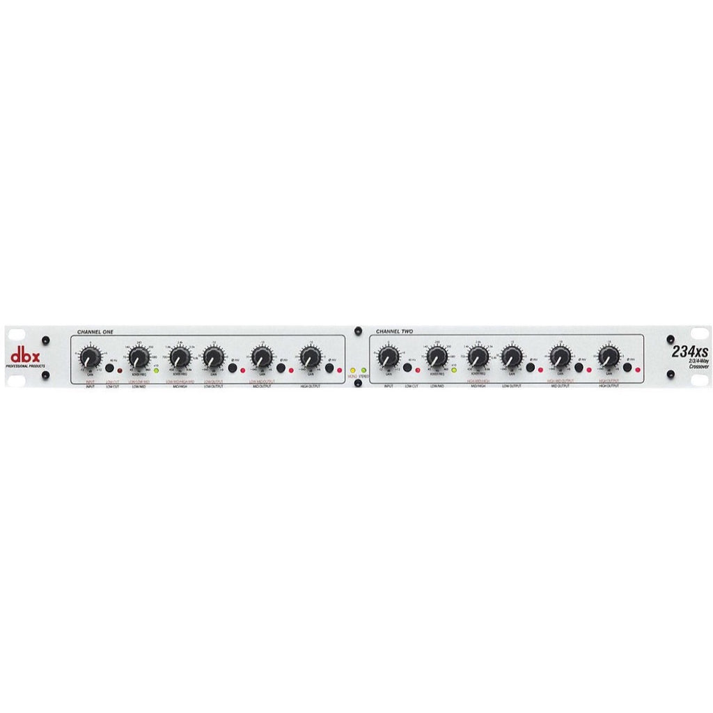 dbx 234XS Crossover, Stereo 2-Way, 3-Way and Mono 4-Way
