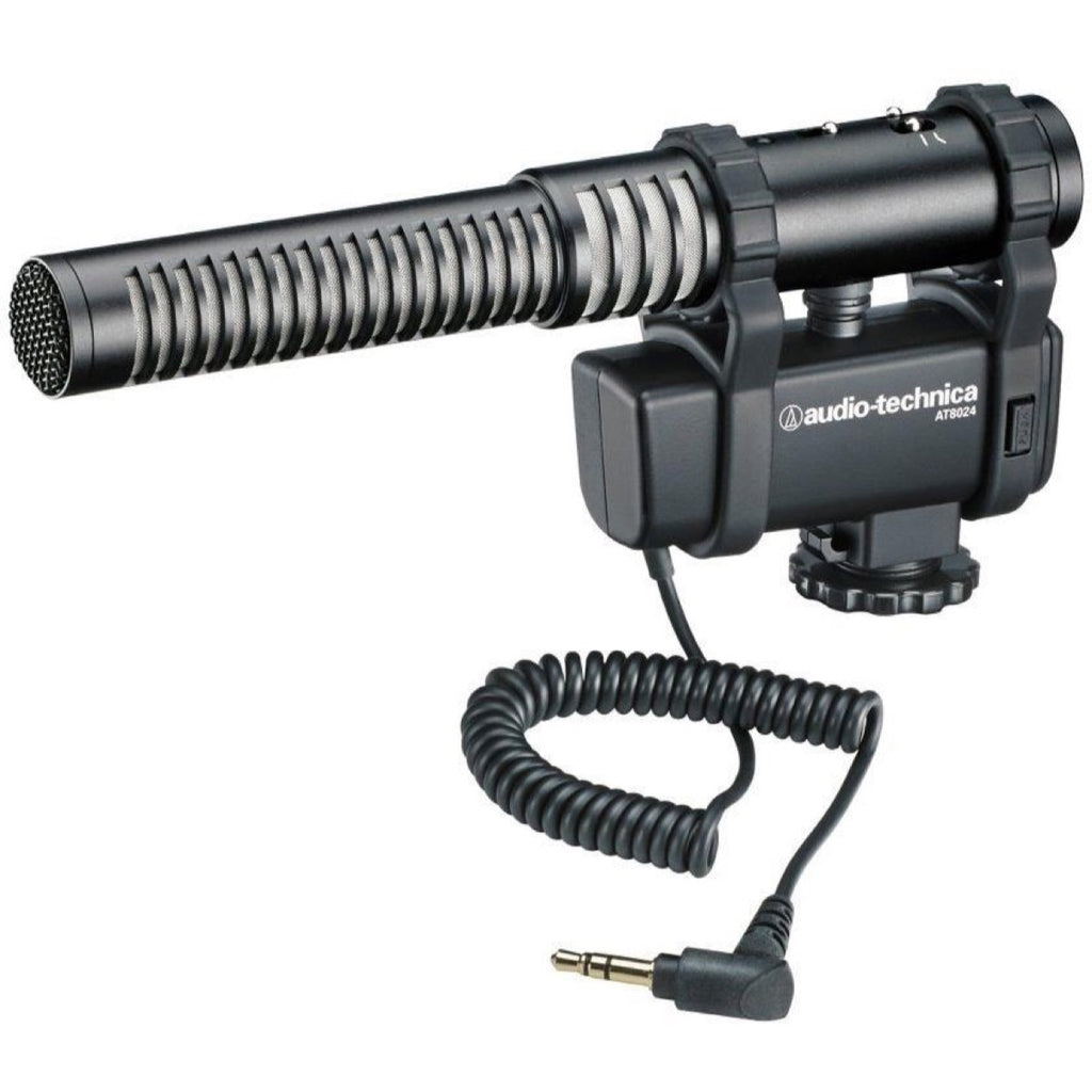 Audio-Technica AT8024 Mono/Stereo Camera Mount Microphone