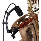 Audio-Technica ATM350UcW Cardioid Condenser Clip-on Instrument Microphone with Universal Mounting System for UniPak