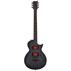 ESP LTD Ben Burnley BB600 Baritone Electric Guitar, Satin Black Sunburst