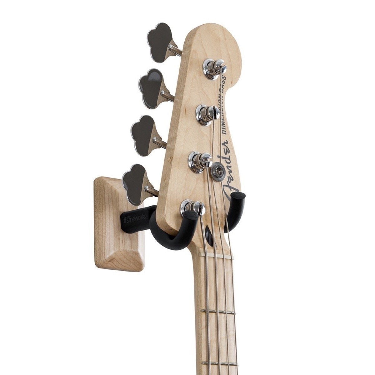 Gator Frameworks Mahogany Wall Mount Guitar Hanger, Maple