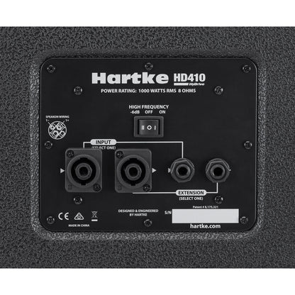 Hartke HD410 HyDrive HD Bass Speaker Cabinet (4x10 Inch, 1000 Watts)