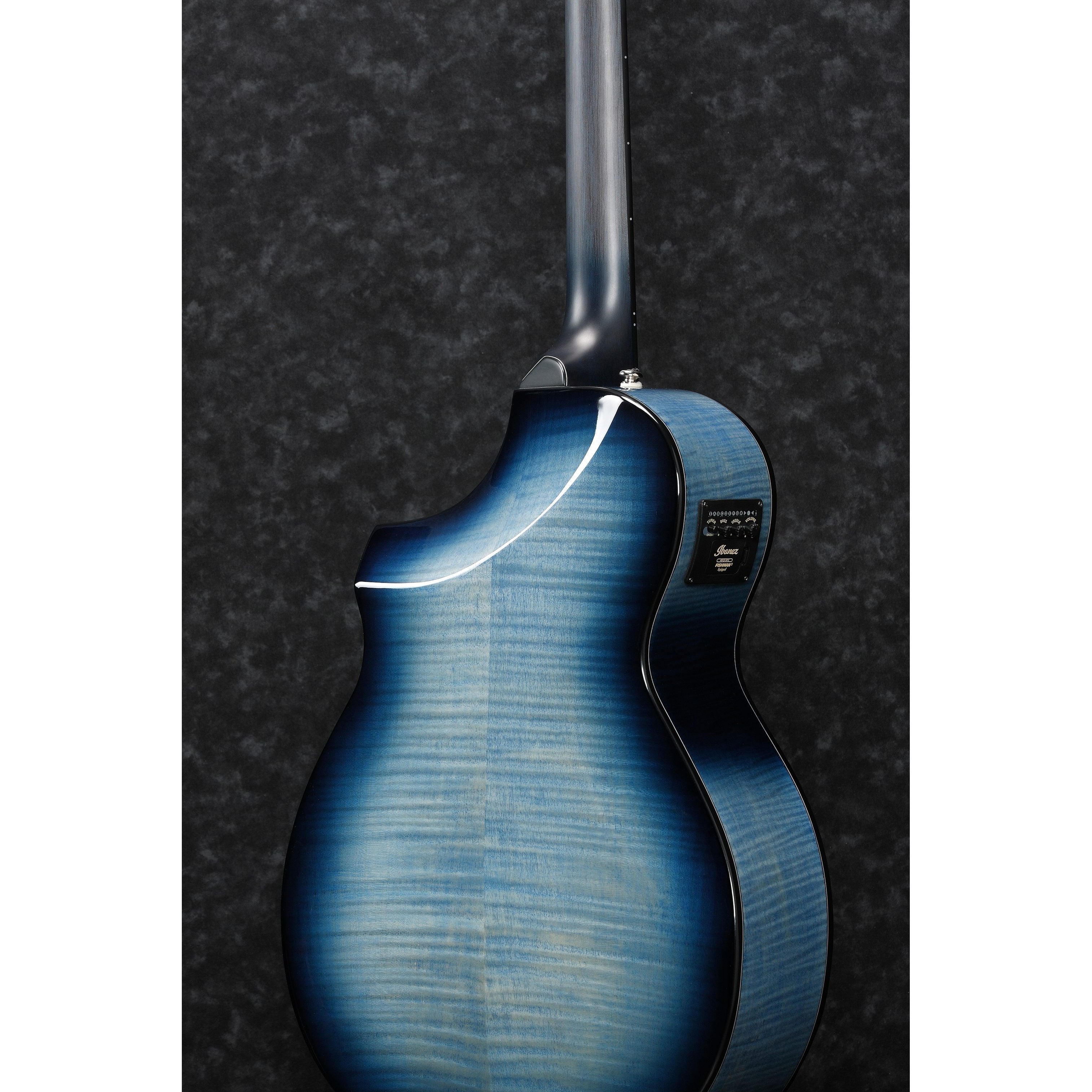 Ibanez AEWC400 Acoustic-Electric Guitar, Indigo Blue Burst