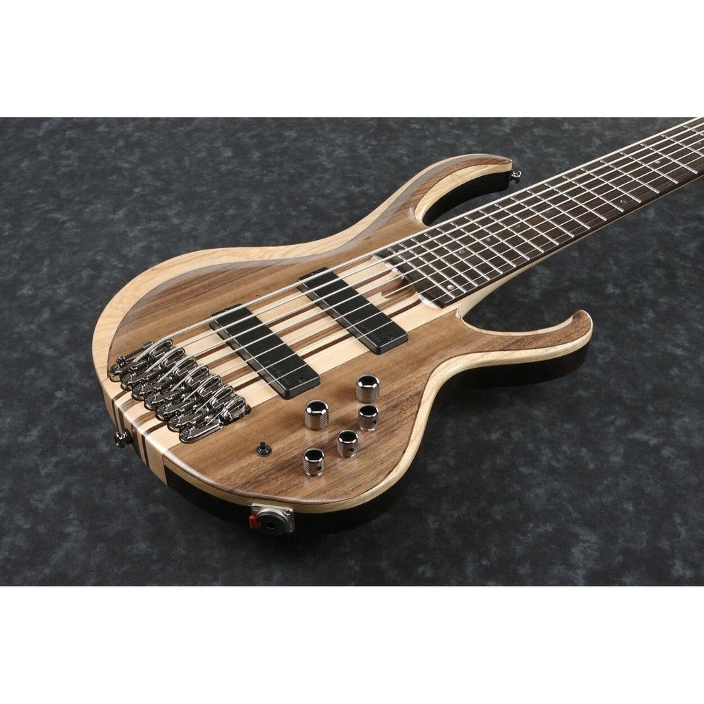 Ibanez BTB747 Bass Workshop Natural Low Gloss 7-String Electric Bass