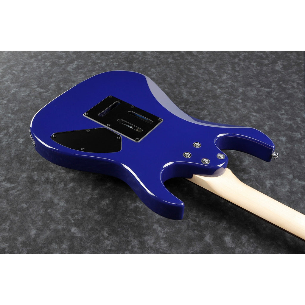 Ibanez GRX70QA Quilt Top Left-Handed Electric Guitar, Transparent Blue Burst