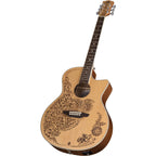 Luna Henna Oasis Acoustic-Electric Guitar