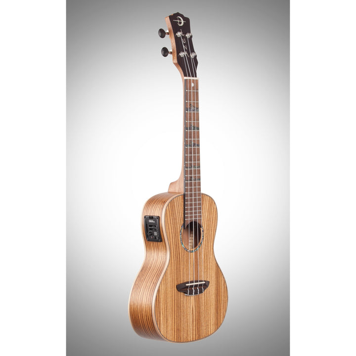 Luna High Tide Zebrawood Concert Acoustic-Electric Ukulele (with Gig Bag)