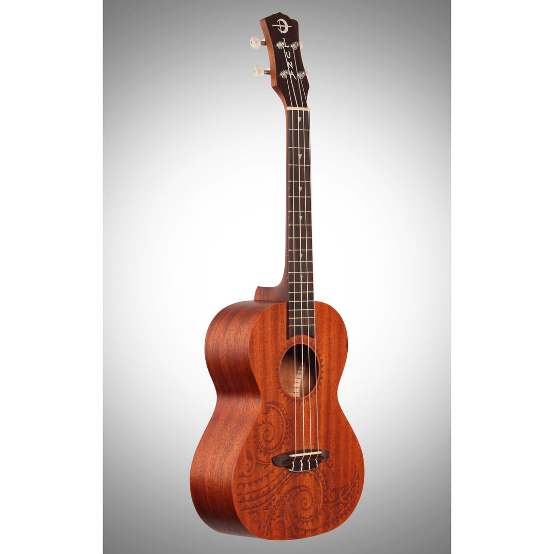 Luna Tattoo Tenor Mahogany Ukulele (with Gig Bag)