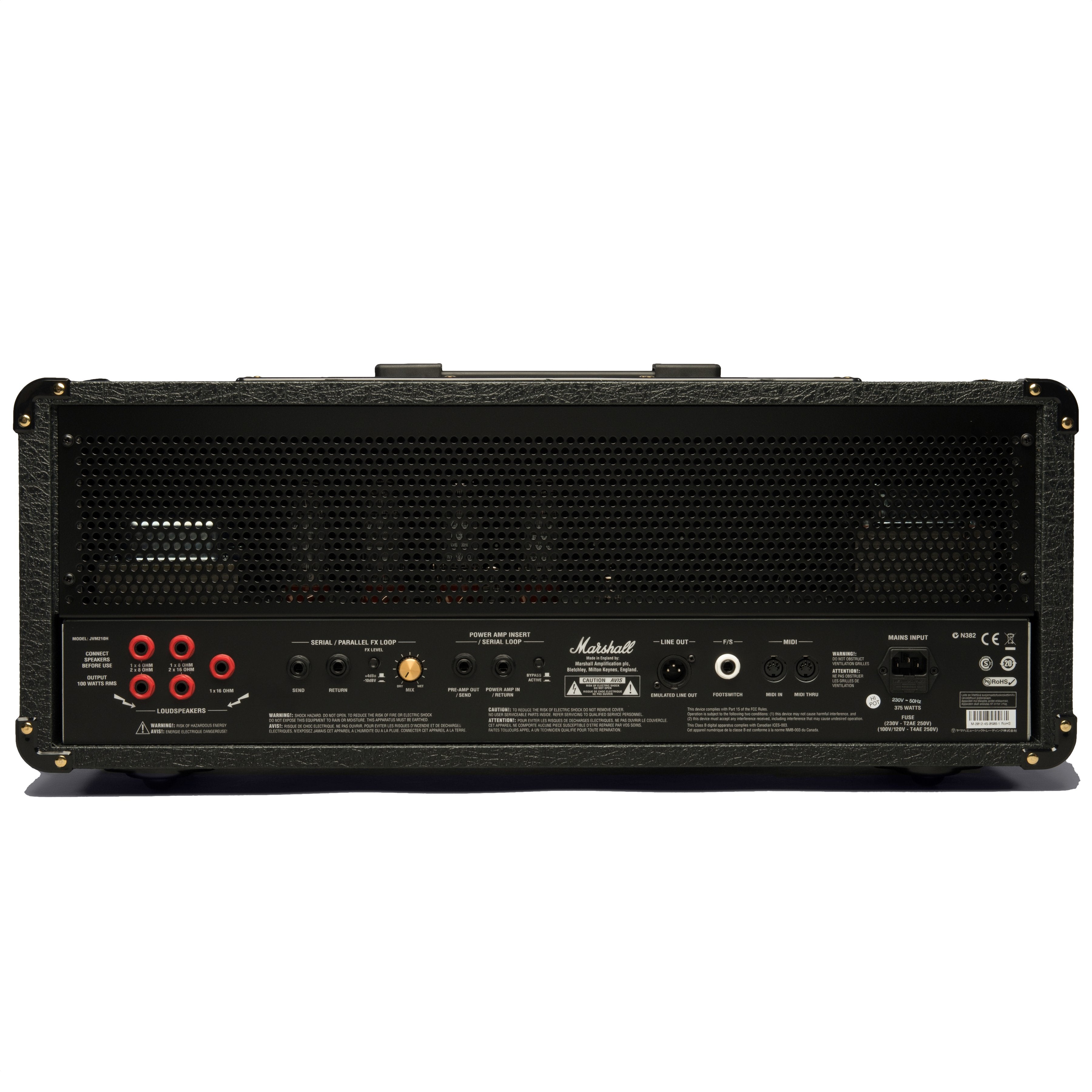 Marshall JVM210H 2-Channel Guitar Amplifier Head