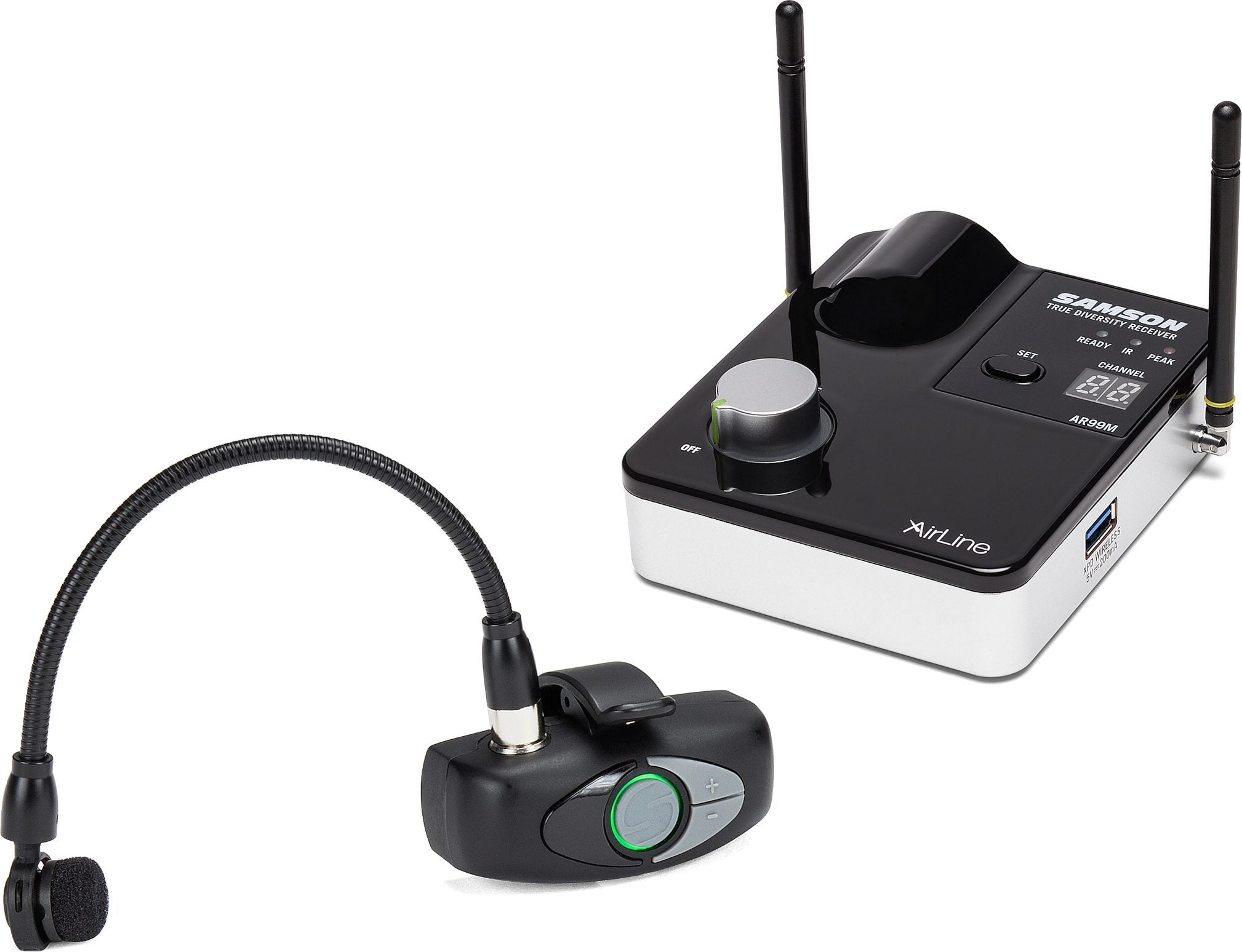 Samson Airline AWXMicro Wind Instrument Wireless Microphone System, Channel D