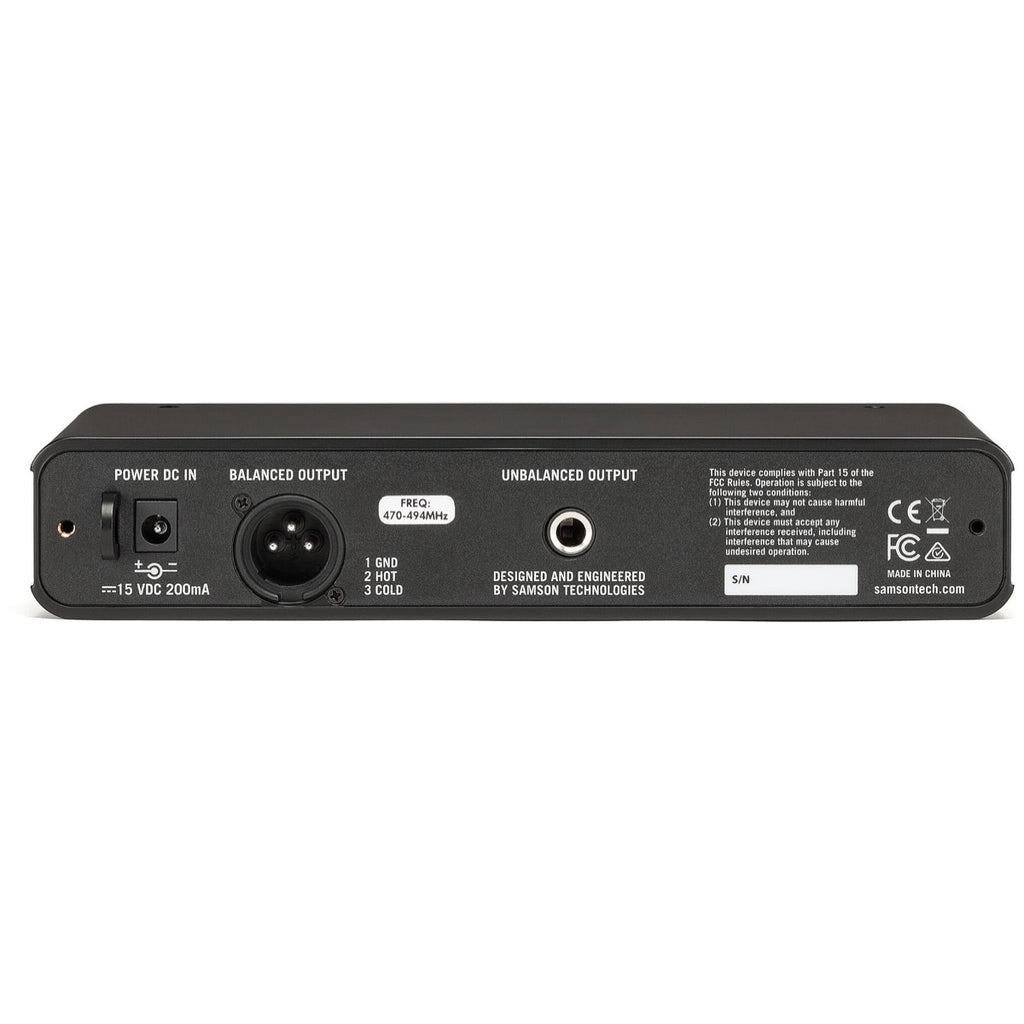 Samson Concert 88x Wireless Headset Microphone System, Channel K