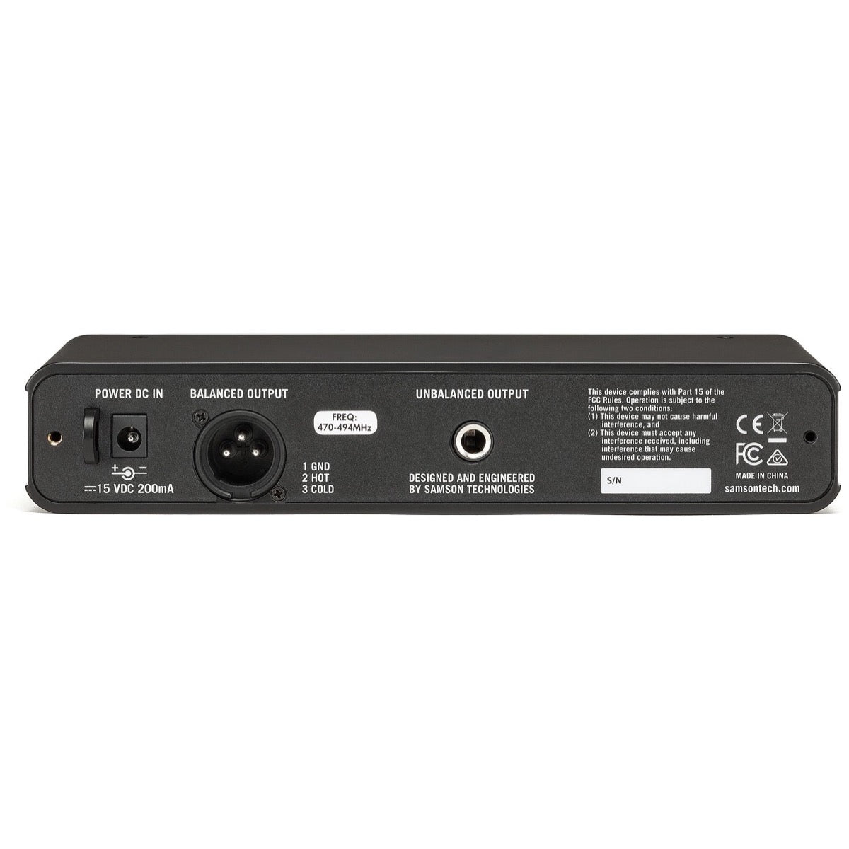 Samson Concert 88x Wireless Headset Microphone System, Channel K
