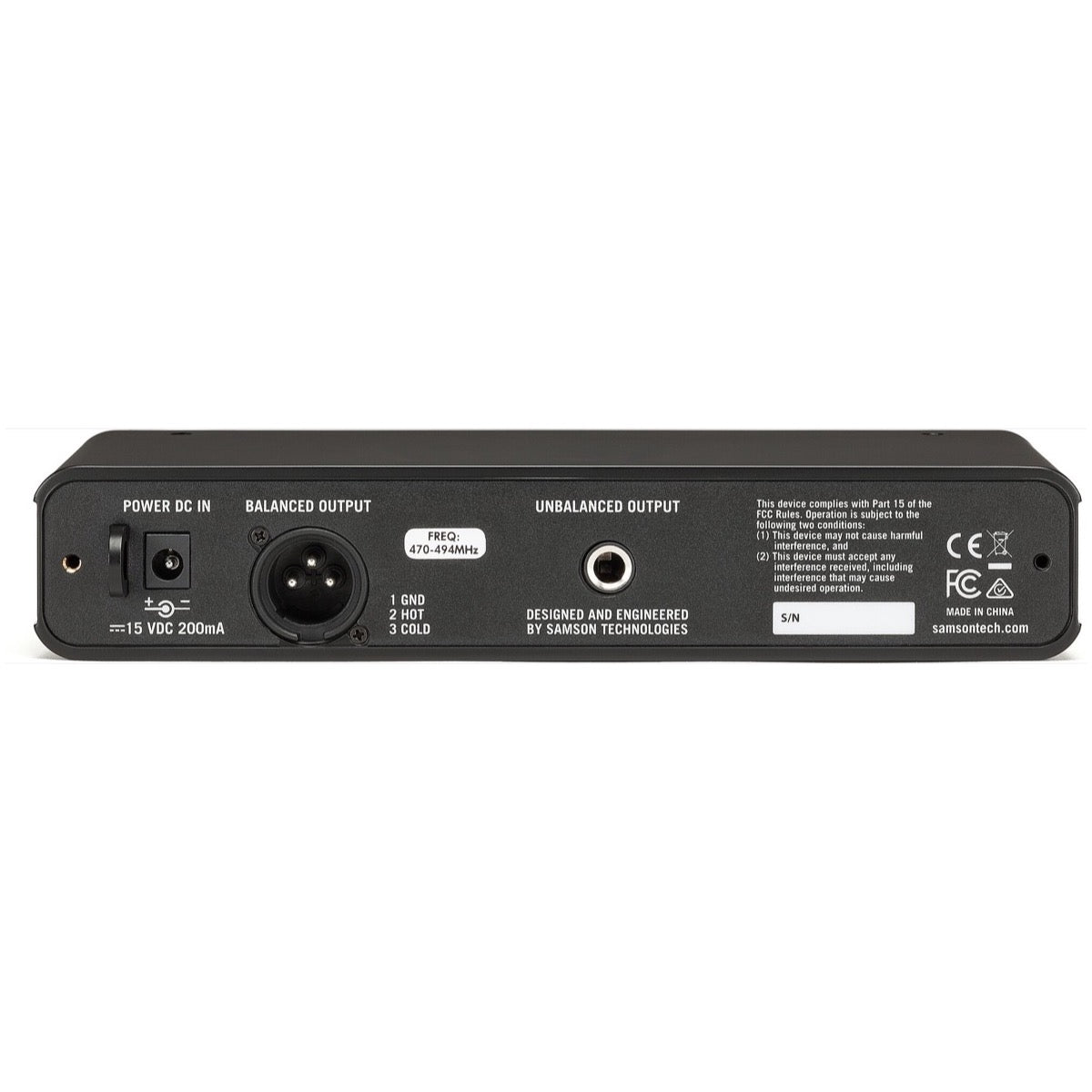Samson Concert 88x Wireless SE10 Earset Microphone System, Channel D