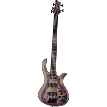 Schecter RIOT-5 5-String Electric Bass, Satin Aurora Burst