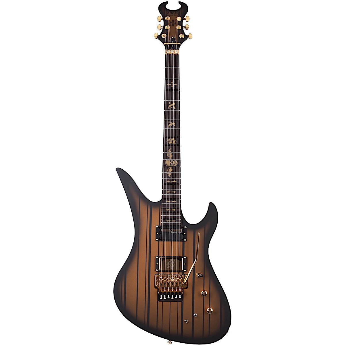 Schecter Synyster Custom S Electric Guitar, Satin Goldburst