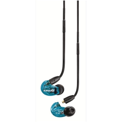 Shure SE215 Sound Isolating Earphones, Blue, Special Edition