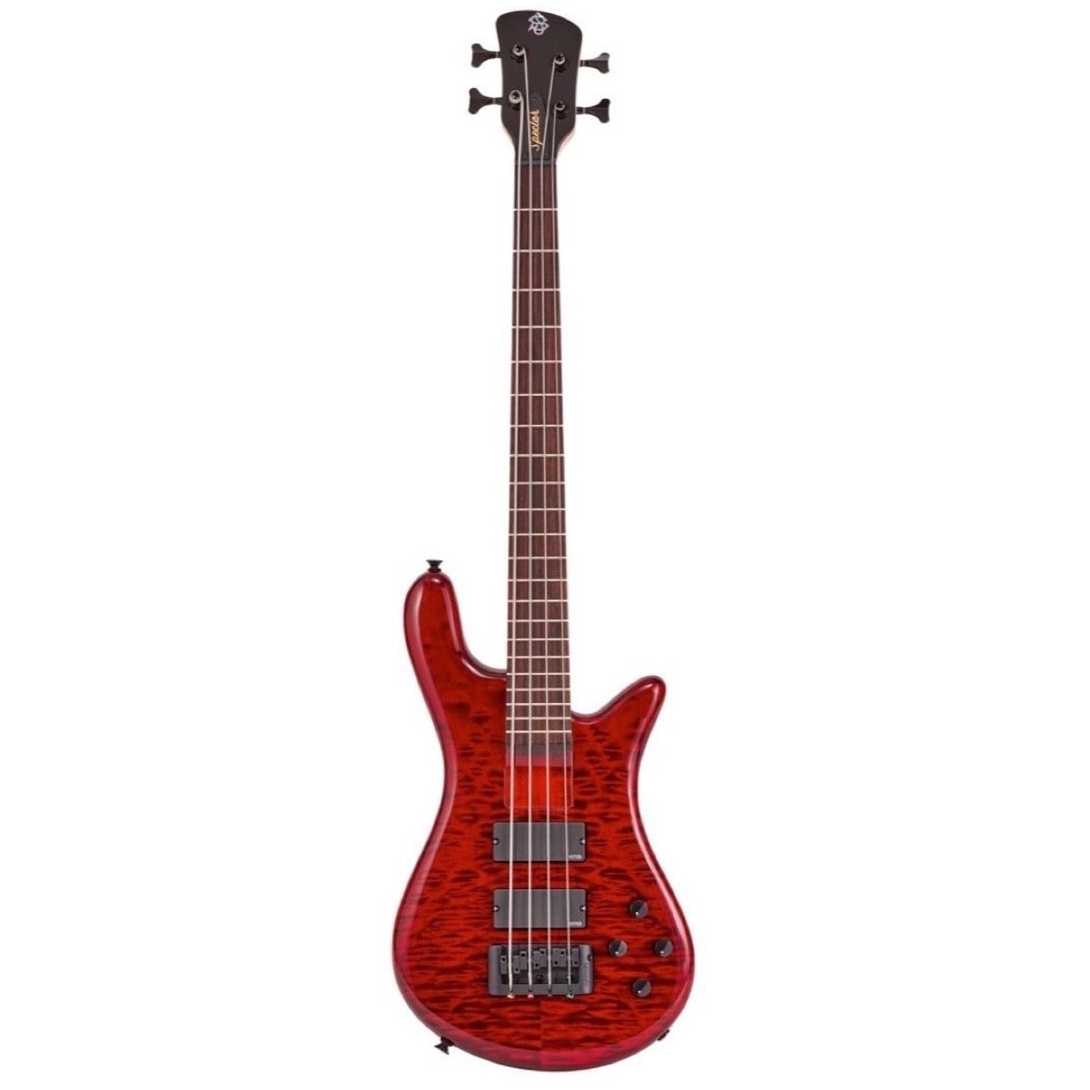 Spector Bantam 4 Short Scale Bass, Black Cherry Gloss