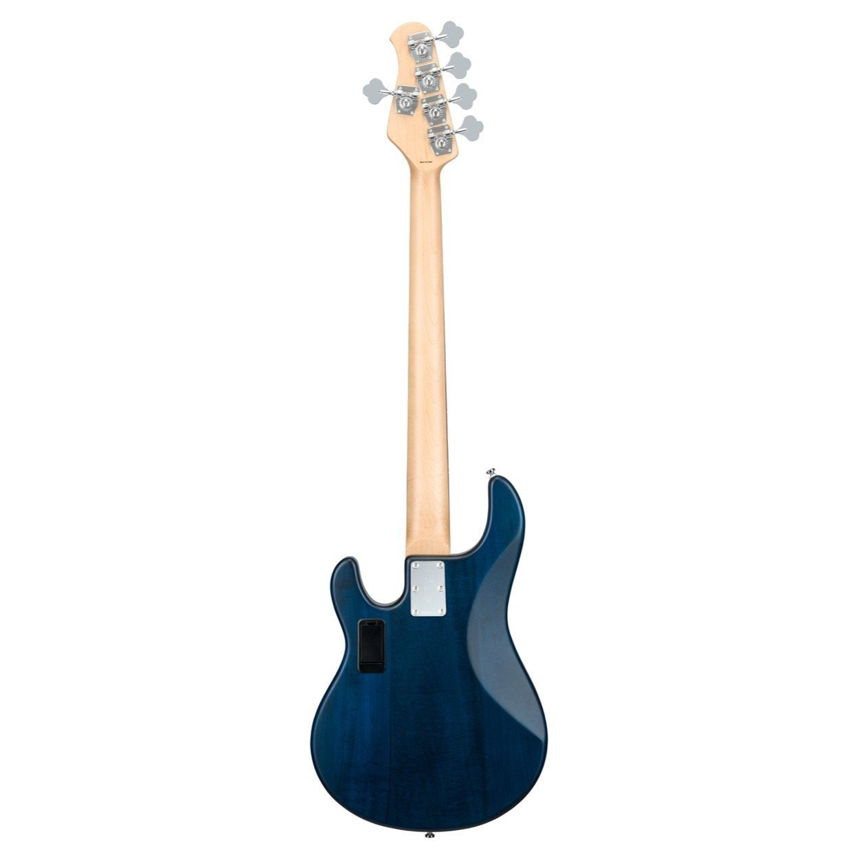 Sterling by Music Man StingRay 5 Electric Bass, 5-String, Transparent Blue Satin