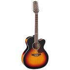 Takamine GJ72CE Jumbo Cutaway 1Brown Sunburst 2-String Acoustic-Electric Guitar