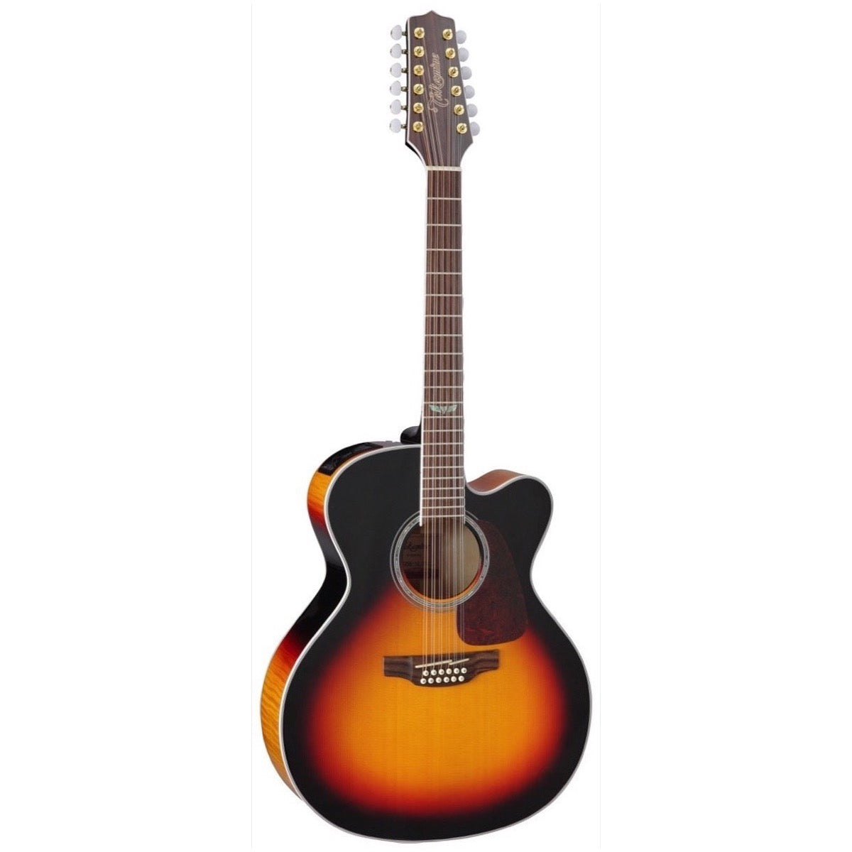Takamine GJ72CE Jumbo Cutaway 1Brown Sunburst 2-String Acoustic-Electric Guitar