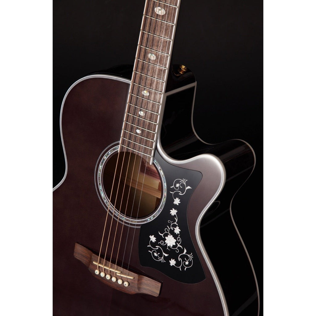 Takamine GN75CE Acoustic-Electric Guitar, Transparent Black