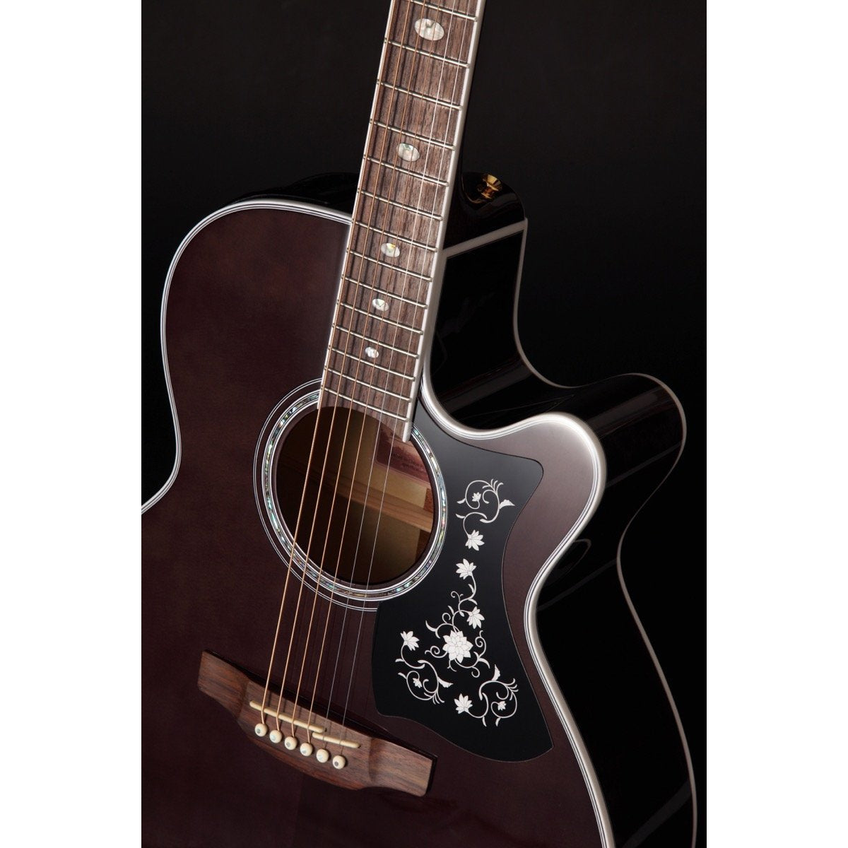 Takamine GN75CE Acoustic-Electric Guitar, Transparent Black