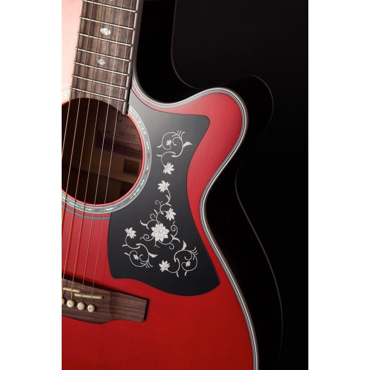 Takamine GN75CE Acoustic-Electric Guitar, Wine Red