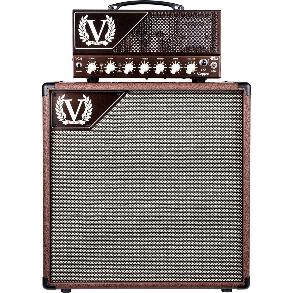 Victory V112-VB Guitar Speaker Cabinet, Brown