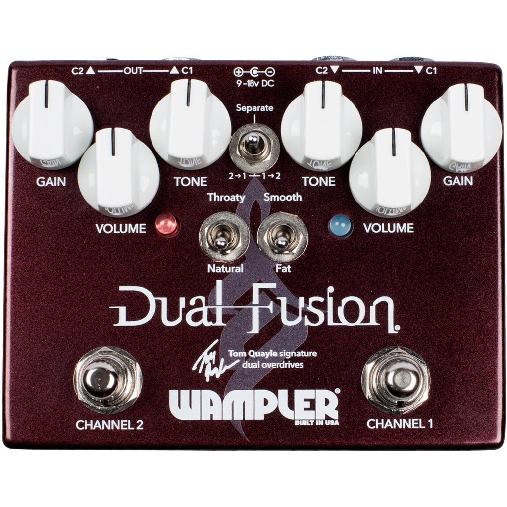 Wampler Dual Fusion Tom Quayle Signature Overdrive Pedal
