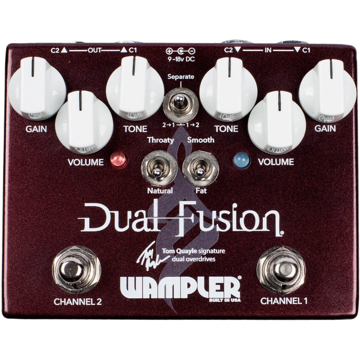 Wampler Dual Fusion Tom Quayle Signature Overdrive Pedal